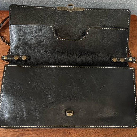 Patricia Nash Italian Leather Floral Block Clutch/Crossbody Bag - Picture 5 of 16